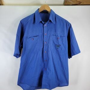 Mens Bugle Boy Core Basic Spirit of Wilderness Short Sleeve Size Large
